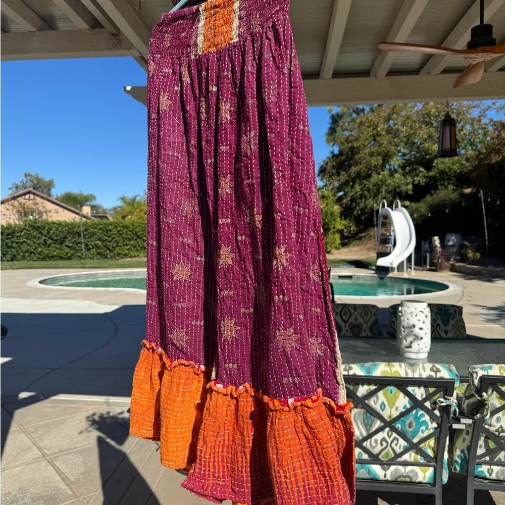 Colorful Bohemian lotus Pants - Picture 2 of 3